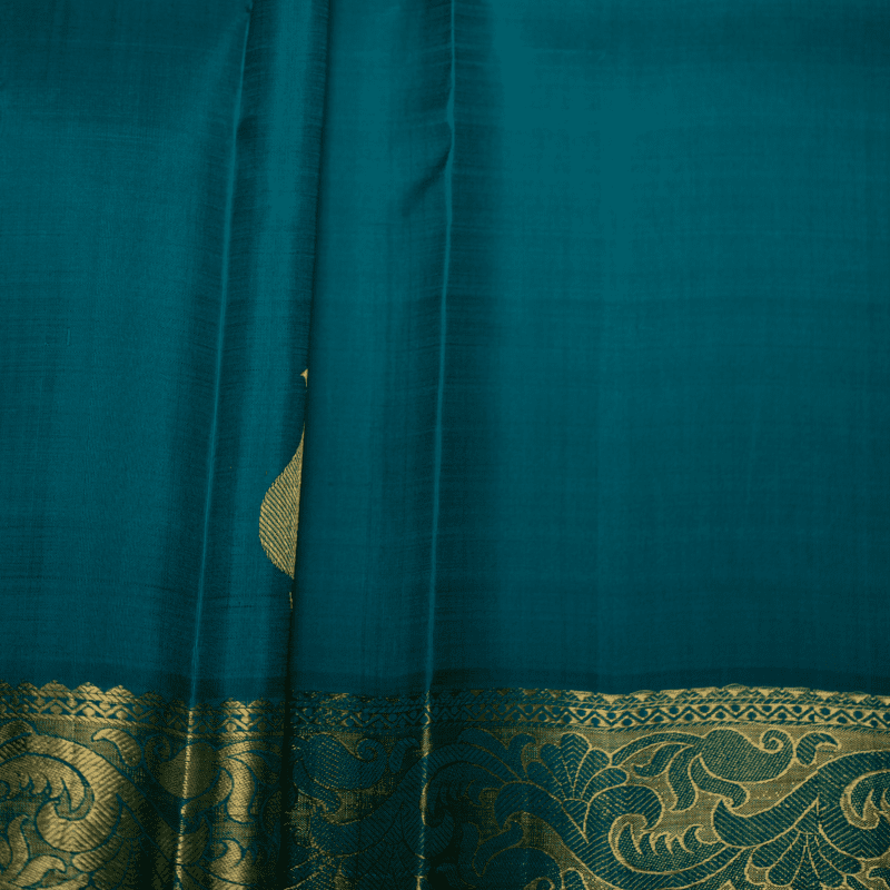 Plantation Green Kanchipuram with Kodi Jacquard Plantation Green Kanchipuram with Kodi Jacquard