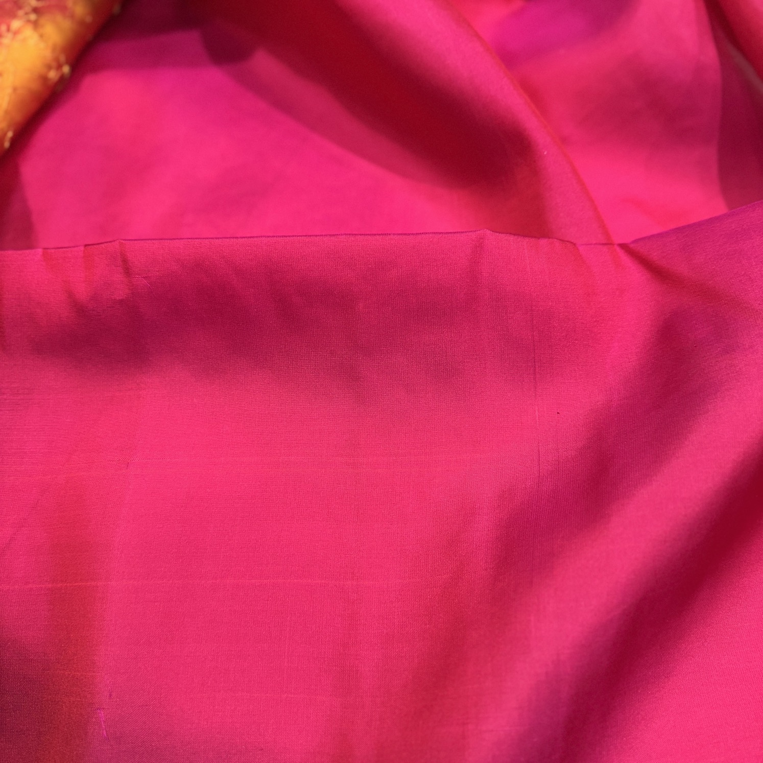 Mustard Yellow Soft Silk Saree