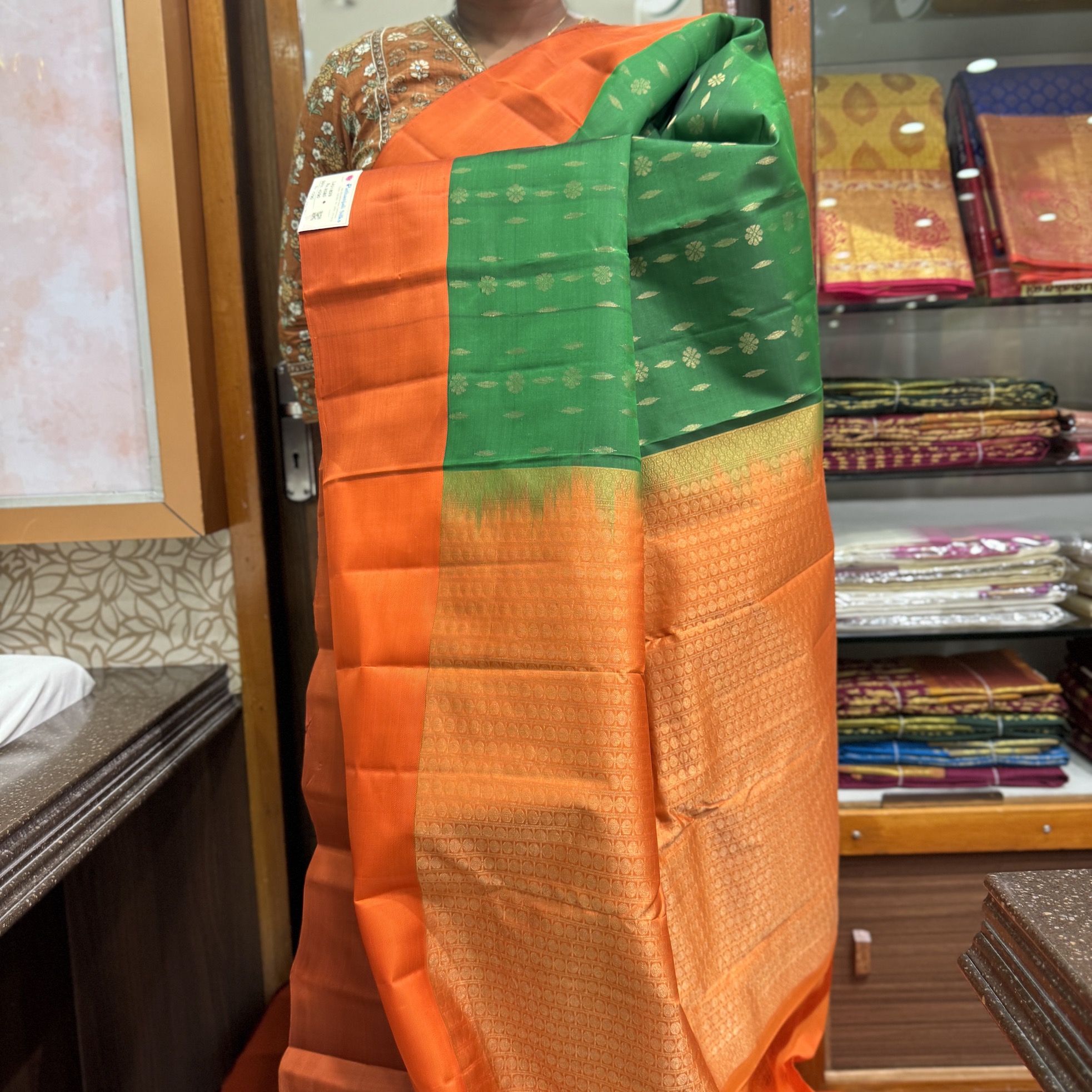 Jade Green Soft Silk Saree Jade Green Soft Silk Saree