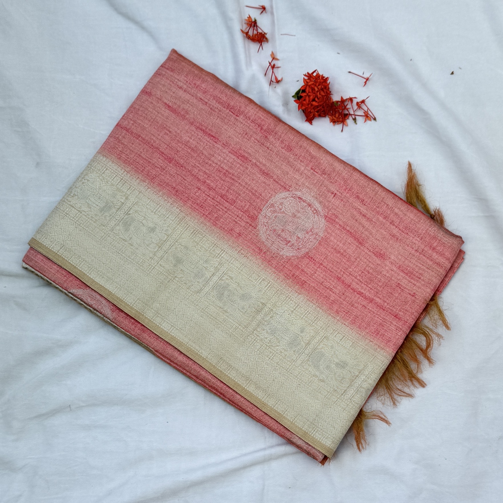 Berry Pink Chaapa Tussar Berry Pink Chaapa Tussar