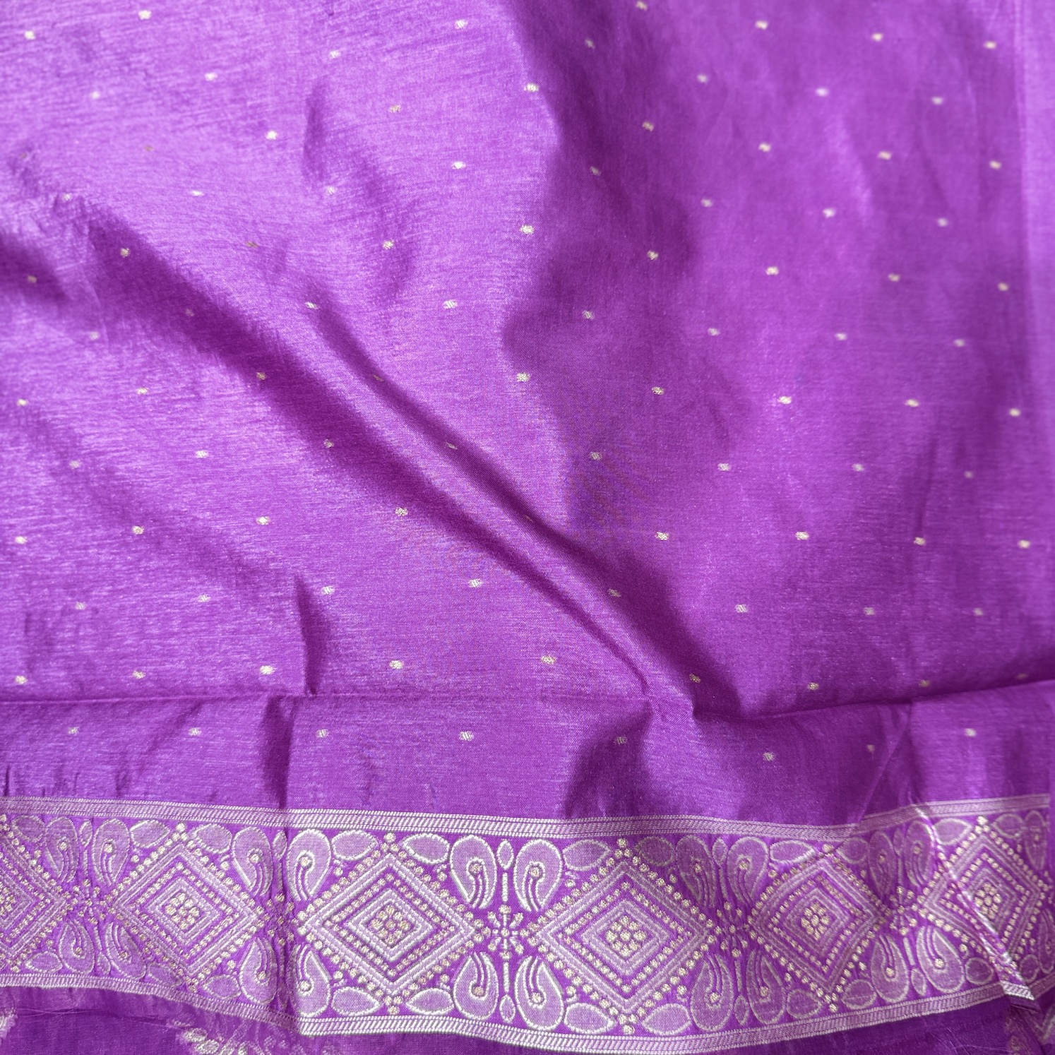 Impact Violet Banarasi Saree Impact Violet Banarasi Saree