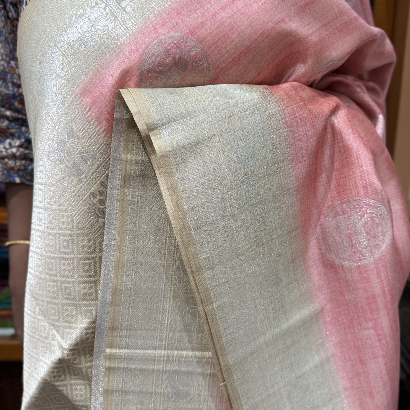 Berry Pink Chaapa Tussar Berry Pink Chaapa Tussar