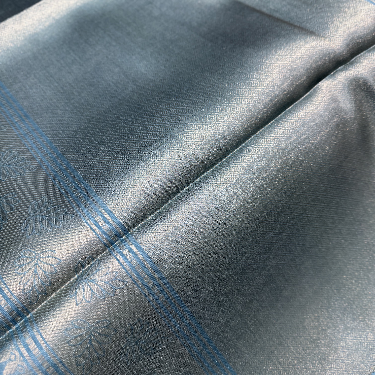 Song Blue Tussar Saree Song Blue Tussar Saree