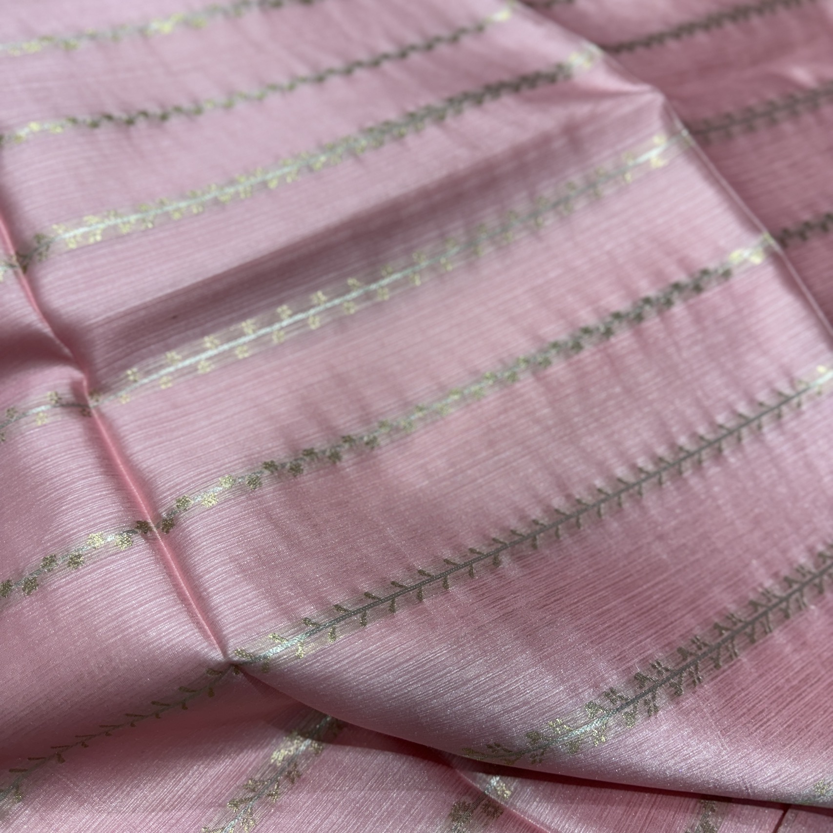 Petal Pink Tussar Saree Petal Pink Tussar Saree