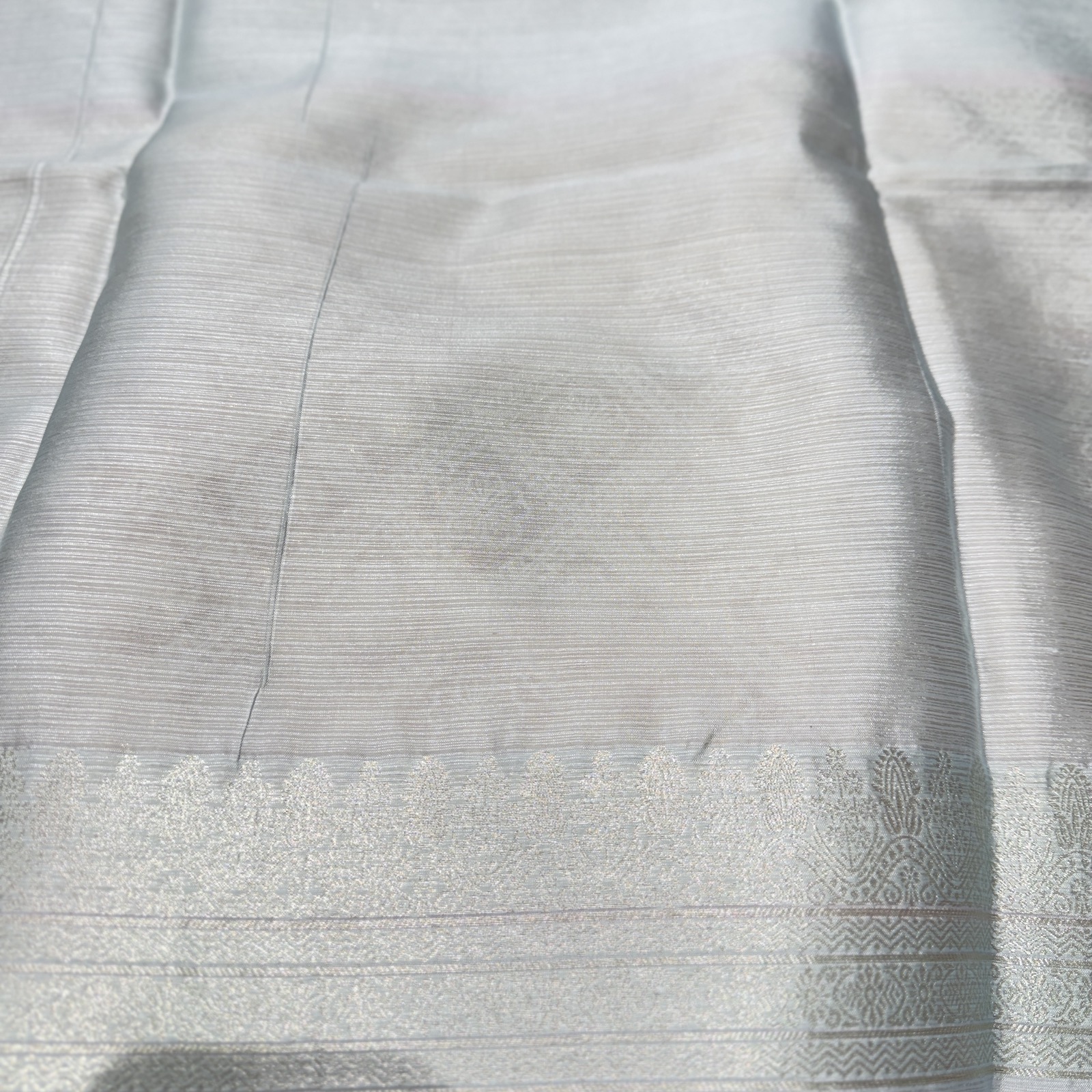 Petal Peach Tussar Saree Petal Peach Tussar Saree