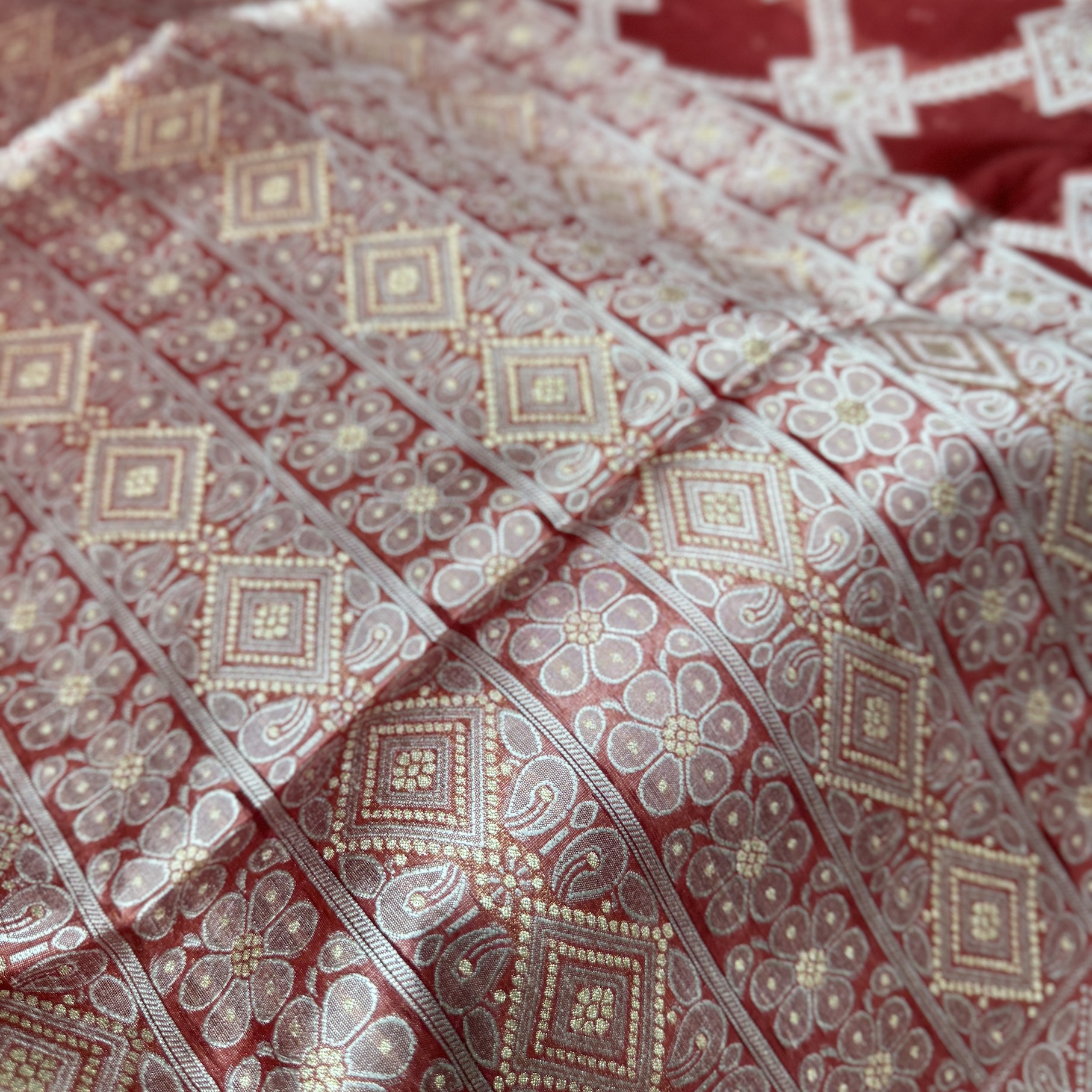 Madder Red Banarasi Saree Madder Red Banarasi Saree