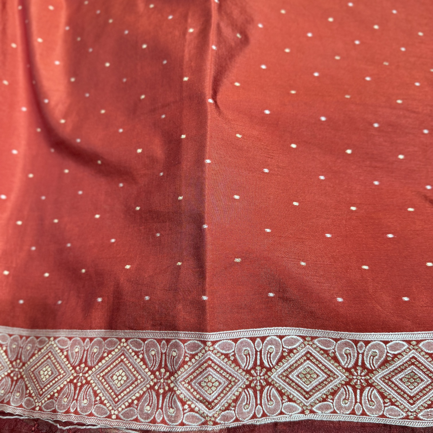 Madder Red Banarasi Saree Madder Red Banarasi Saree