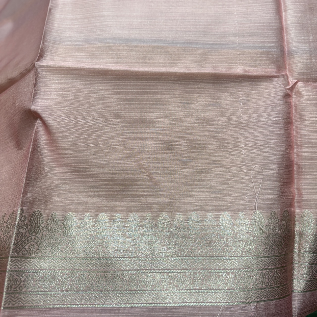 Sea Blue Tussar Saree Sea Blue Tussar Saree