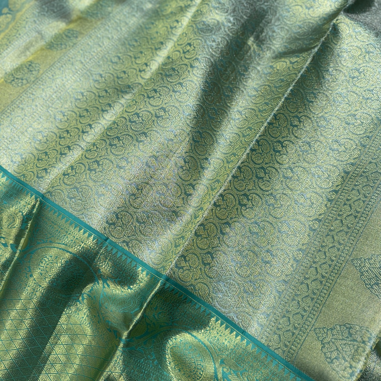Pastel Kanjivaram Tissue Saree Pastel Kanjivaram Tissue Saree