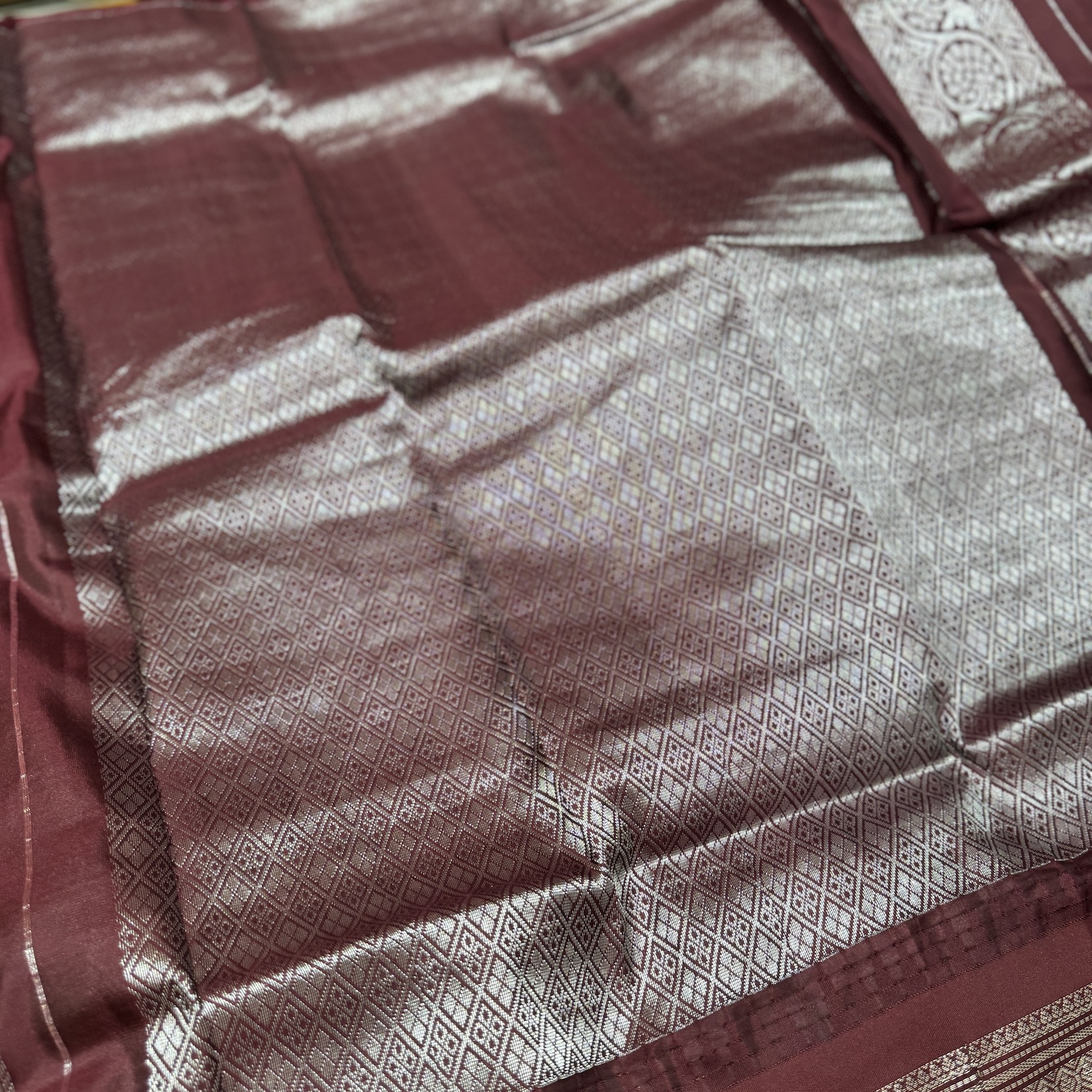 Marigold Yellow Silk Saree Marigold Yellow Silk Saree