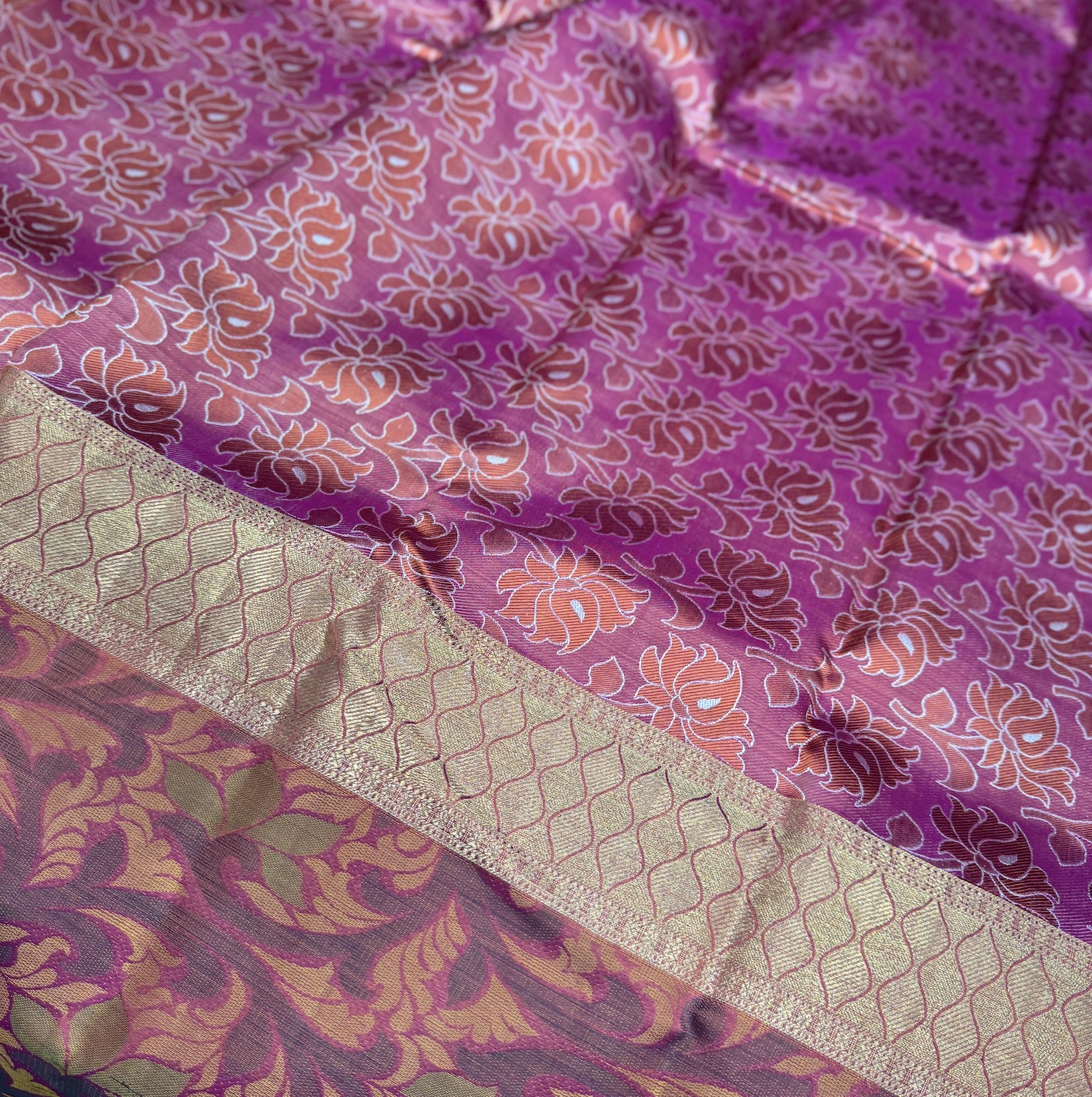 Tomato Red Kanchipuram Silk Saree Tomato Red Kanchipuram Silk Saree